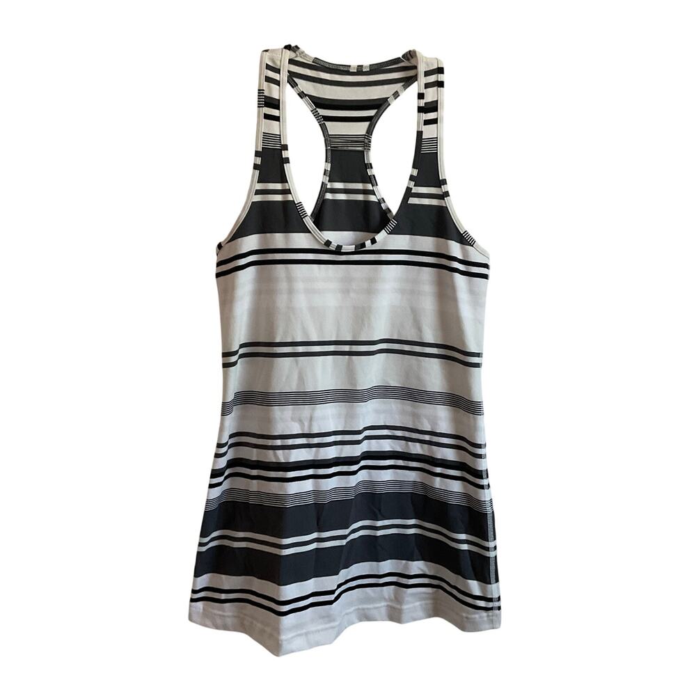 Lululemon Cool Racerback Striped Tank Top - Size 2